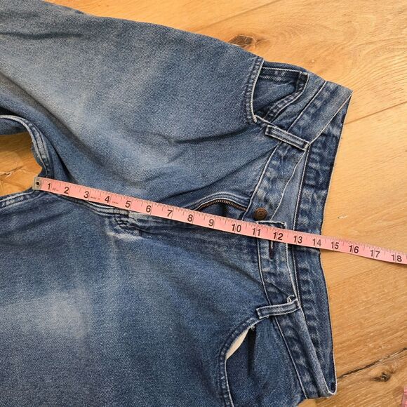 Vintage 80s High Waist Tapered Gitano Denim Jeans Womens Sz 12 30 Blue Med Wash - Picture 3 of 8